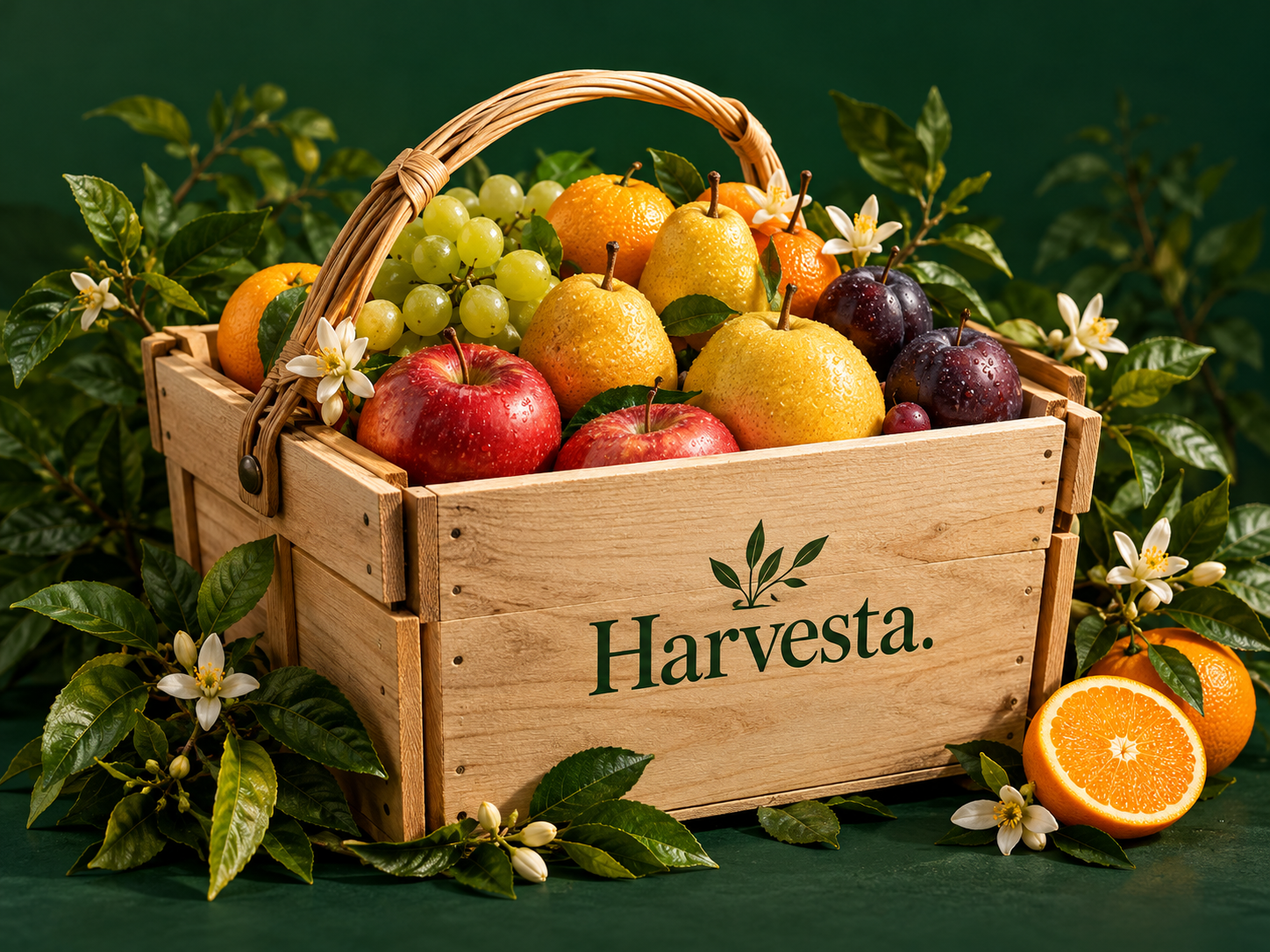 Harvesta seasonal fruit gift basket